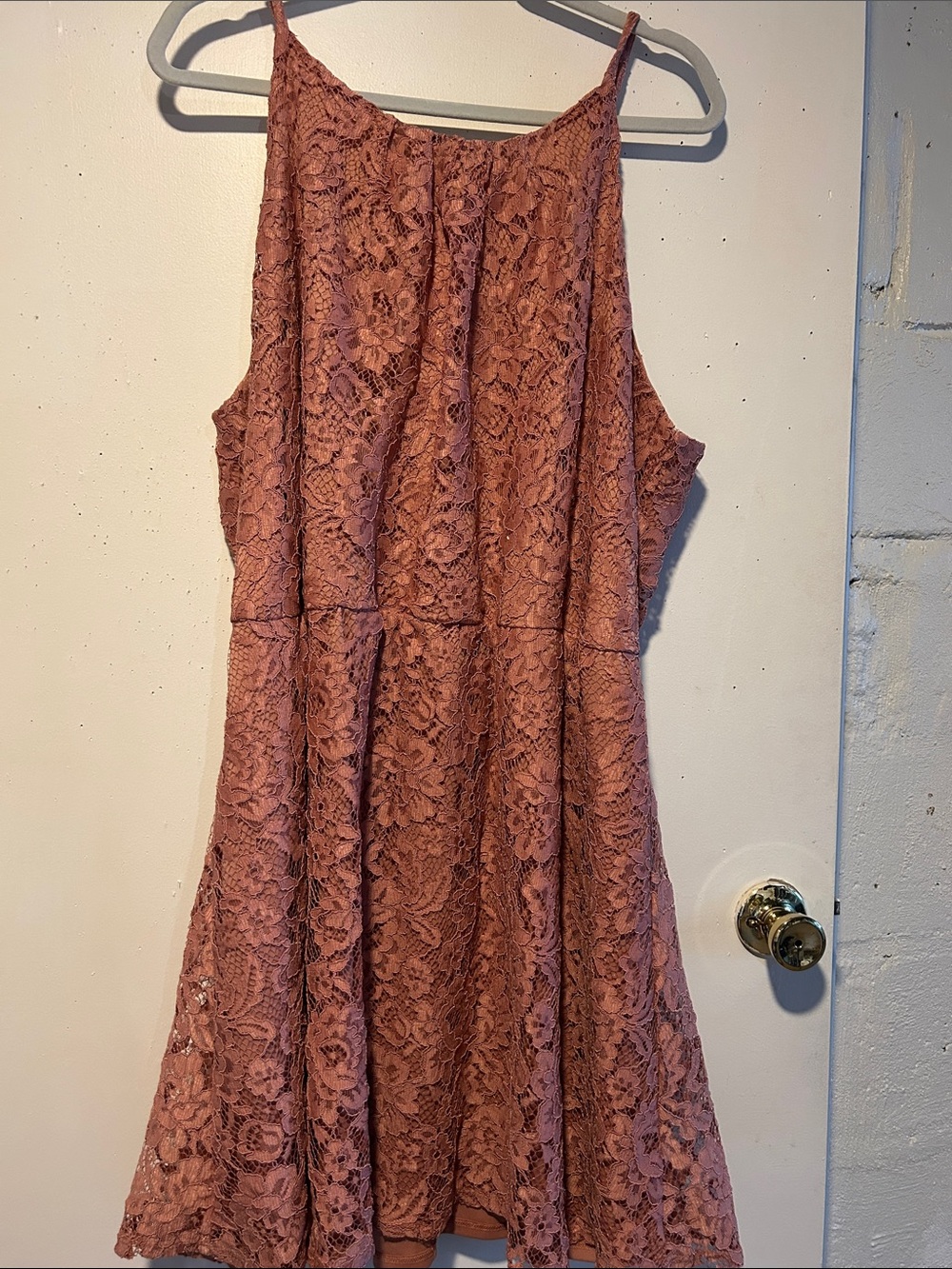 Pink Lace Dresa